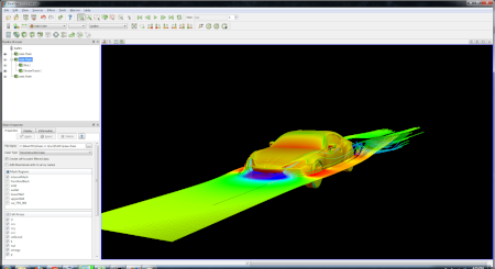 Software ParaView simulación de fluidos